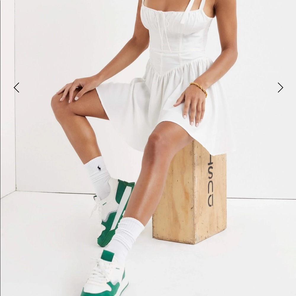 For Love & Lemons Jesse Mini Dress in White